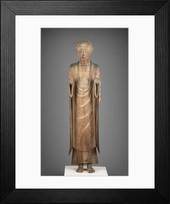 Framed Print : Shinto Deity in the Guise of the Monk Hyeja, 11th / early 12th century. Creator: Unknown Framed Print : Shinto Deity in the Guise of the Monk Hyeja, 11th / early 12th century. Creator: Unknown