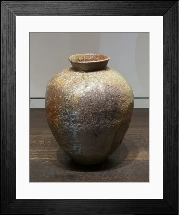 Framed Print : Shigaraki-Ware Jar, 16th century. Creator: Unknown Framed Print : Shigaraki-Ware Jar, 16th century. Creator: Unknown
