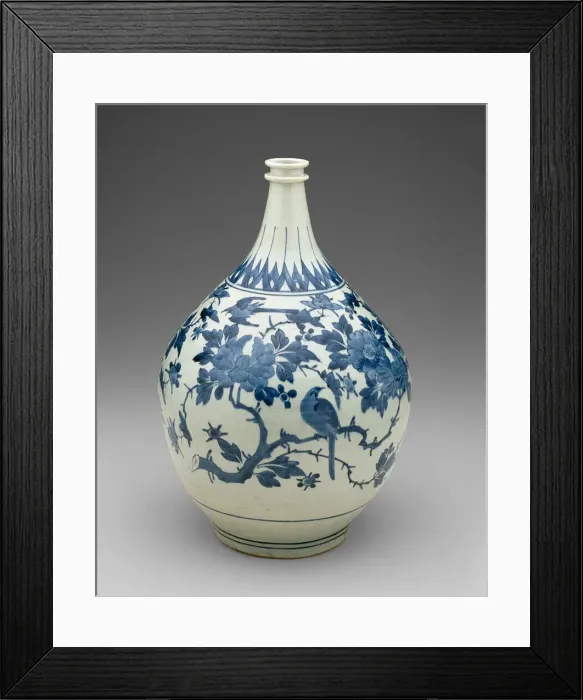Framed Print : Arita-Ware Apothecary Bottle, 1670 / 80. Creator: Unknown Framed Print : Arita-Ware Apothecary Bottle, 1670 / 80. Creator: Unknown