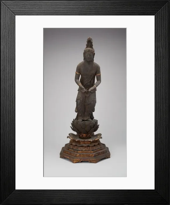 Framed Print : Kannon Bosatsu, 12th / 14th century. Creator: Unknown Framed Print : Kannon Bosatsu, 12th / 14th century. Creator: Unknown