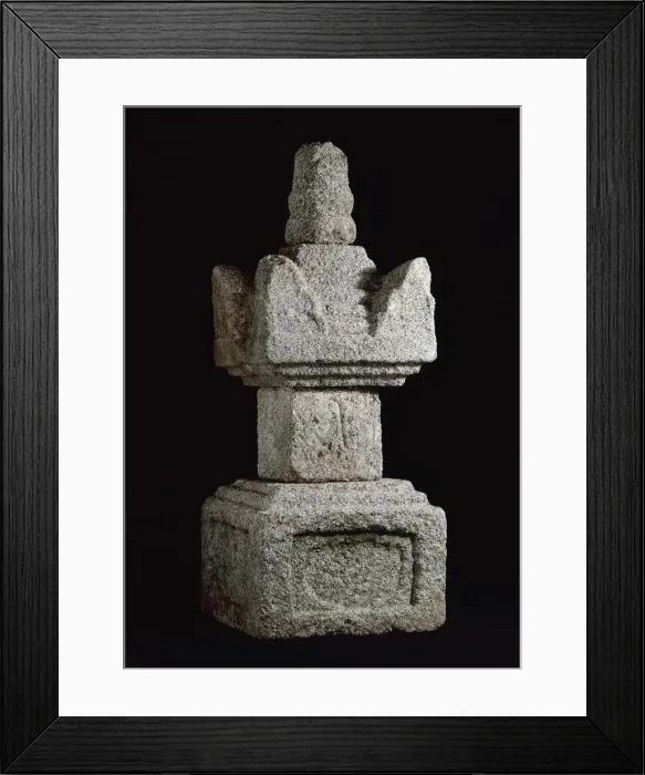 Framed Print : Buddhist Tower in Form of a Pagoda (Hokyointo), 13th century. Creator: Unknown Framed Print : Buddhist Tower in Form of a Pagoda (Hokyointo), 13th century. Creator: Unknown