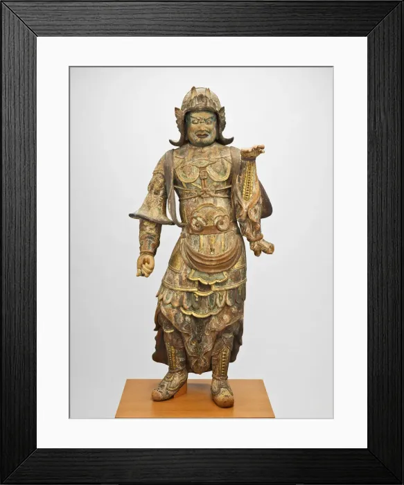 Framed Print : Bishamon, 11th century. Creator: Unknown Framed Print : Bishamon, 11th century. Creator: Unknown