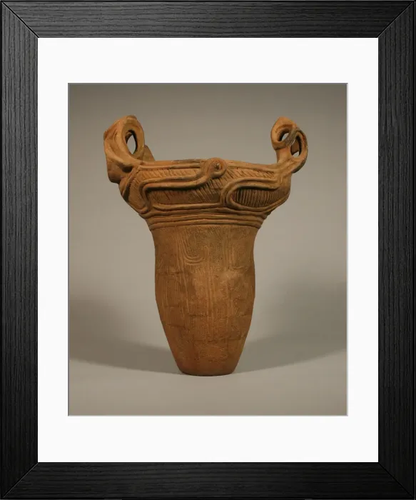 Framed Print : Jar with Handles, c. 2000 B. C. Creator: Unknown Framed Print : Jar with Handles, c. 2000 B. C. Creator: Unknown