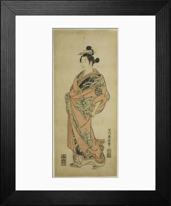 Framed Print : The Actor Nakamura Tomijuro I, c. 1755. Creator: Ishikawa Toyonobu Framed Print : The Actor Nakamura Tomijuro I, c. 1755. Creator: Ishikawa Toyonobu