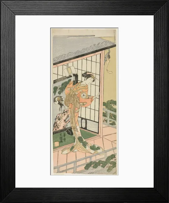 Framed Print : The Actor Iwai Hanshiro IV as Okaru in Act Seven of the Play Chushingura (Treasury... c) Framed Print : The Actor Iwai Hanshiro IV as Okaru in Act Seven of the Play Chushingura (Treasury... c)