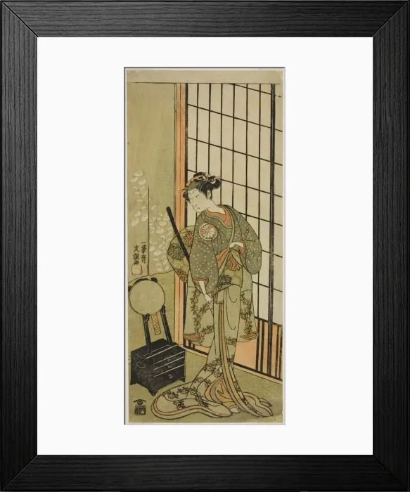 Framed Print : The Actor Segawa Kikunojo II as Princess Hitomaru (Hitormaru Hime) (?) in the Play... c Framed Print : The Actor Segawa Kikunojo II as Princess Hitomaru (Hitormaru Hime) (?) in the Play... c