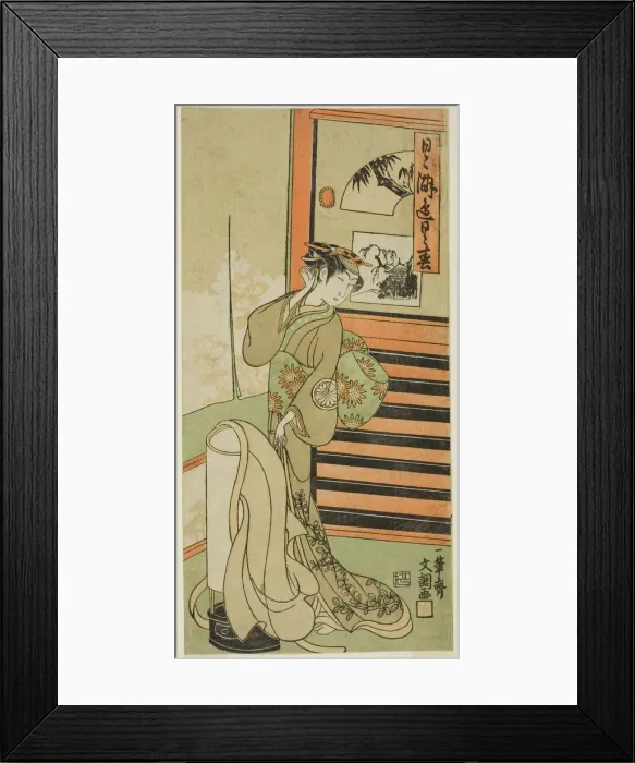 Framed Print : The Actor Segawa Kikunojo II in an Unidentified Role, c. 1771. Creator: Ippitsusai Buncho Framed Print : The Actor Segawa Kikunojo II in an Unidentified Role, c. 1771. Creator: Ippitsusai Buncho