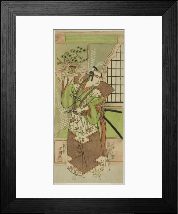 Framed Print : The Actor Ichikawa Yaozo II in a pre-performance celebration of the play Soga... 1773. Creator: Ippitsusai Buncho. The Actor Ichikawa Yaozo II in a pre-performance celebration of the play Soga... 1773. Creator: Ippitsusai Buncho Framed Print : The Actor Ichikawa Yaozo II in a pre-performance celebration of the play Soga... 1773. Creator: Ippitsusai Buncho. The Actor Ichikawa Yaozo II in a pre-performance celebration of the play Soga... 1773. Creator: Ippitsusai Buncho