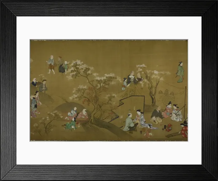 Framed Print : Pleasures of the Seasons, c. 1700. Creator: Hishikawa Morohira Framed Print : Pleasures of the Seasons, c. 1700. Creator: Hishikawa Morohira