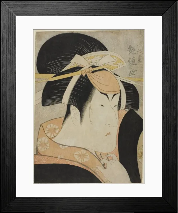 Framed Print : Nakayama Tomisaburo, c. 1800. Creator: Enkyo Framed Print : Nakayama Tomisaburo, c. 1800. Creator: Enkyo