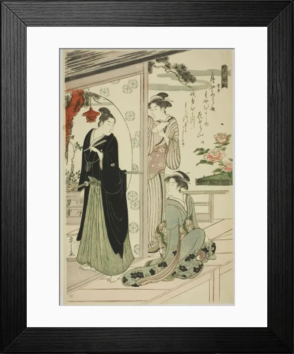 Framed Print : Narihira, from the series Six Immortal Poets (Rokkasen), c. 1789 / 90. Creator: Hosoda Eishi. Narihira, from the series Six Immortal Poets (Rokkasen), c. 1789 / 90. Creator: Hosoda Eishi Framed Print : Narihira, from the series Six Immortal Poets (Rokkasen), c. 1789 / 90. Creator: Hosoda Eishi. Narihira, from the series Six Immortal Poets (Rokkasen), c. 1789 / 90. Creator: Hosoda Eishi