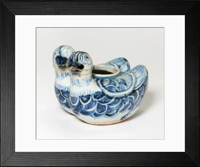 Framed Print : Duck-Shaped Ewer, Ming dynasty (1368-1644), 15th century. Creator: Unknown Framed Print : Duck-Shaped Ewer, Ming dynasty (1368-1644), 15th century. Creator: Unknown