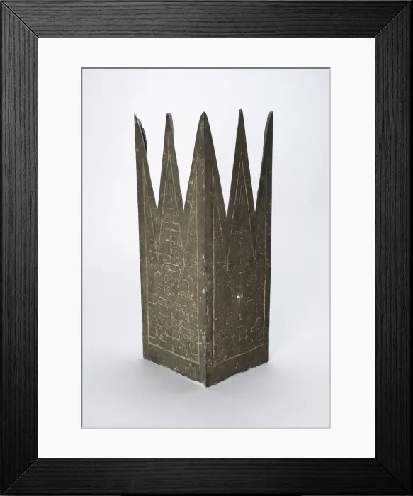 Framed Print : Architectural Fitting (Gong), Eastern Zhou dynasty, Spring and Autumn period Framed Print : Architectural Fitting (Gong), Eastern Zhou dynasty, Spring and Autumn period