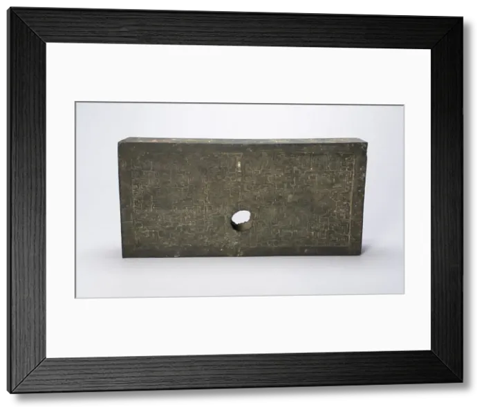 Framed Print : Architectural Fitting (Gong), Eastern Zhou dynasty, Spring and Autumn period Framed Print : Architectural Fitting (Gong), Eastern Zhou dynasty, Spring and Autumn period