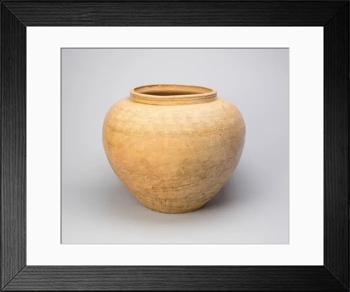 Framed Print : Jar (Guan), Eastern Han dynasty (A. D. 25-220), 1st / 2nd century A. D. Creator: Unknown Framed Print : Jar (Guan), Eastern Han dynasty (A. D. 25-220), 1st / 2nd century A. D. Creator: Unknown