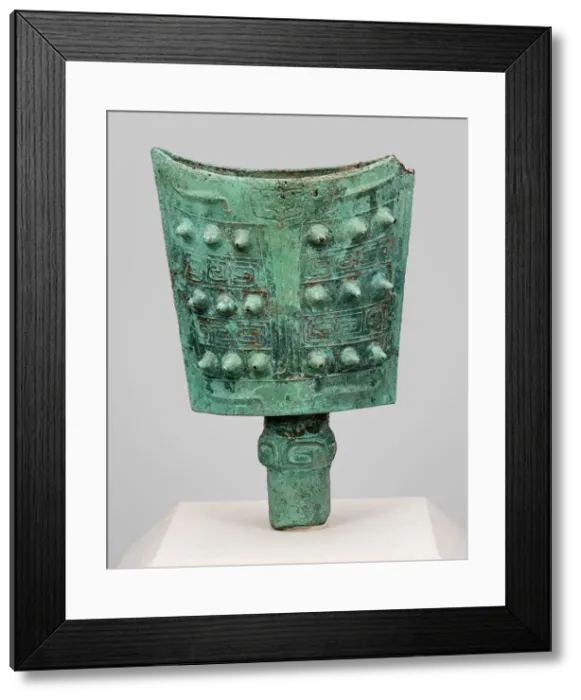 Framed Print : Bell (nao), Western Zhou dynasty (1046-771 B. C. ). Creator: Unknown Framed Print : Bell (nao), Western Zhou dynasty (1046-771 B. C. ). Creator: Unknown