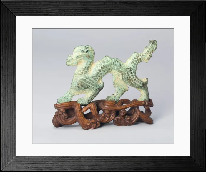Framed Print : Dragon, Han dynasty (206 B. C. -A. D. 220) or later. Creator: Unknown Framed Print : Dragon, Han dynasty (206 B. C. -A. D. 220) or later. Creator: Unknown