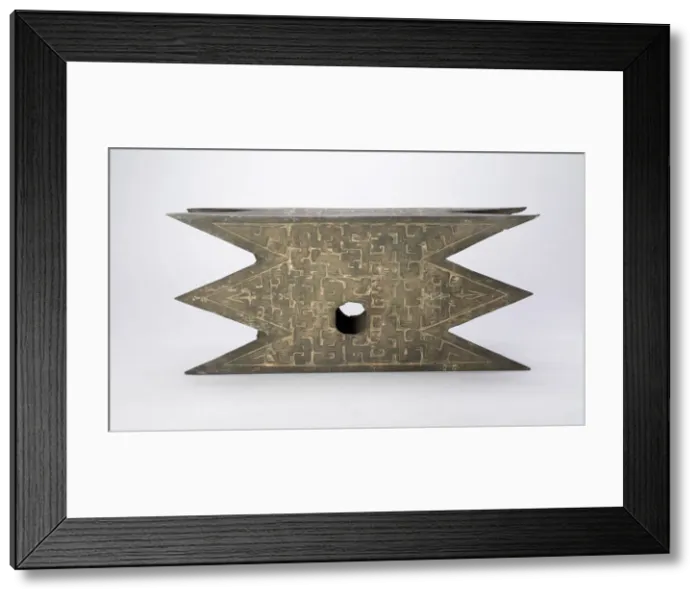 Framed Print : Architectural Fitting (Gong), Western Zhou dynasty, c. 1050-770 B. C. Creator: Unknown Framed Print : Architectural Fitting (Gong), Western Zhou dynasty, c. 1050-770 B. C. Creator: Unknown