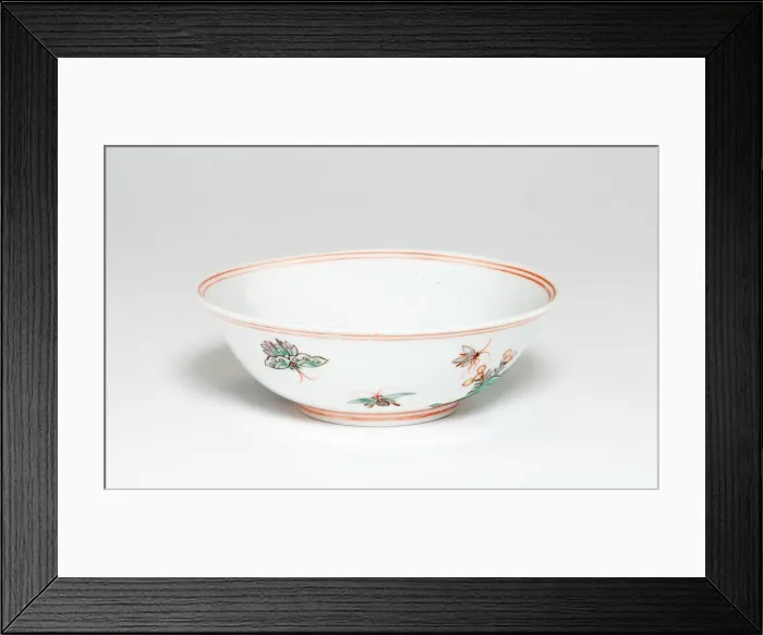 Framed Print : Bowl with Butterflies and Rocks, Ming dynasty (1368-1644), Jiajing reign (1522-1566) Framed Print : Bowl with Butterflies and Rocks, Ming dynasty (1368-1644), Jiajing reign (1522-1566)
