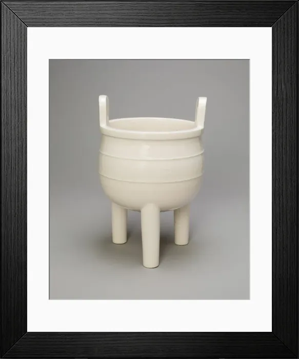 Framed Print : Censer in the Form of an Ancient Bronze Tripod Cauldron (ding), Qing dynasty (1644-1911) Framed Print : Censer in the Form of an Ancient Bronze Tripod Cauldron (ding), Qing dynasty (1644-1911)