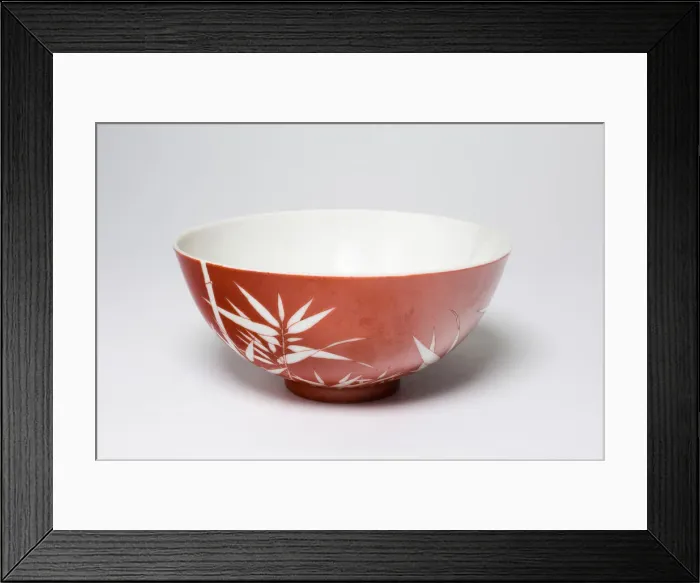 Framed Print : Bowl with Bamboos, Qing dynasty (1644-1911), Daoguang reign mark (1821-1850) Framed Print : Bowl with Bamboos, Qing dynasty (1644-1911), Daoguang reign mark (1821-1850)