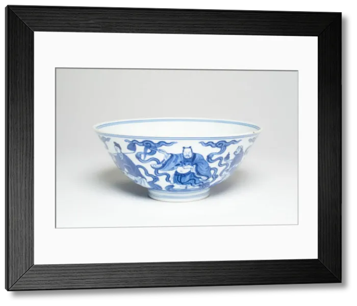 Framed Print : Bowl with the Eight Immortals, Qing dynasty (1644-1911) Framed Print : Bowl with the Eight Immortals, Qing dynasty (1644-1911)
