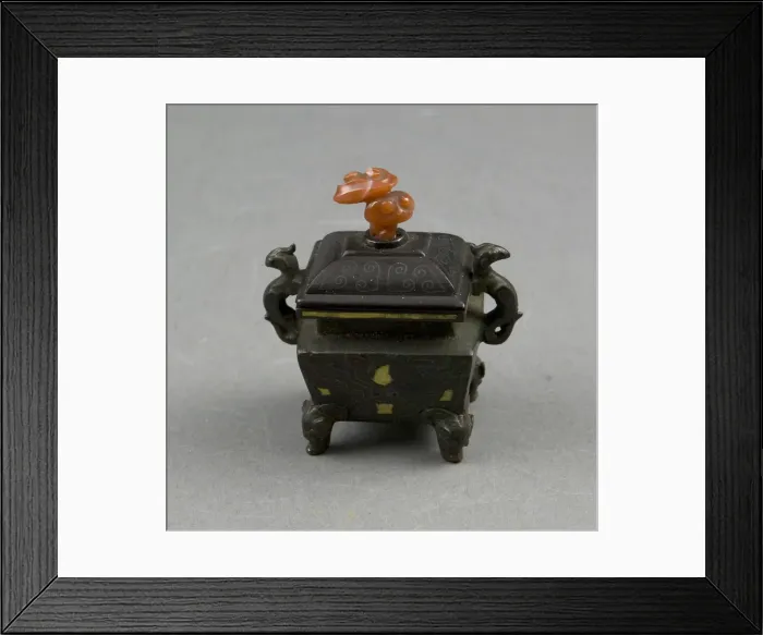 Framed Print : Miniature Vessel, Ming dynasty (1368-1644) or Qing dynasty (1644-1911). Creator: Unknown Framed Print : Miniature Vessel, Ming dynasty (1368-1644) or Qing dynasty (1644-1911). Creator: Unknown