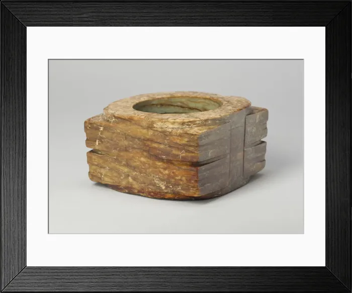 Framed Print : Cong, Neolithic period, Liangzhu culture, c. 3300-2400 B. C. Creator: Unknown Framed Print : Cong, Neolithic period, Liangzhu culture, c. 3300-2400 B. C. Creator: Unknown