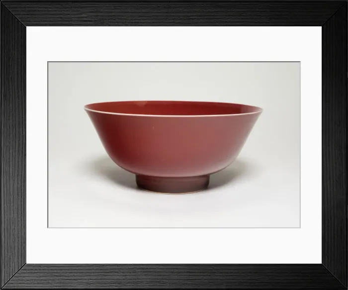Framed Print : Bowl, Qing dynasty (1644-1912), Yongzheng reign mark and period (1723-1735) Framed Print : Bowl, Qing dynasty (1644-1912), Yongzheng reign mark and period (1723-1735)