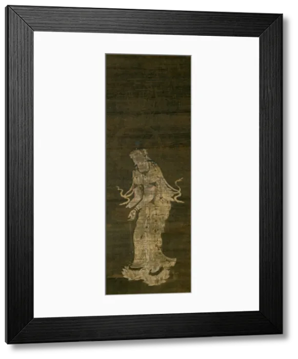 Framed Print : The Bodhisattva Kannon, from the triptych Approach of the Amida Trinity, Kamakura Period Framed Print : The Bodhisattva Kannon, from the triptych Approach of the Amida Trinity, Kamakura Period