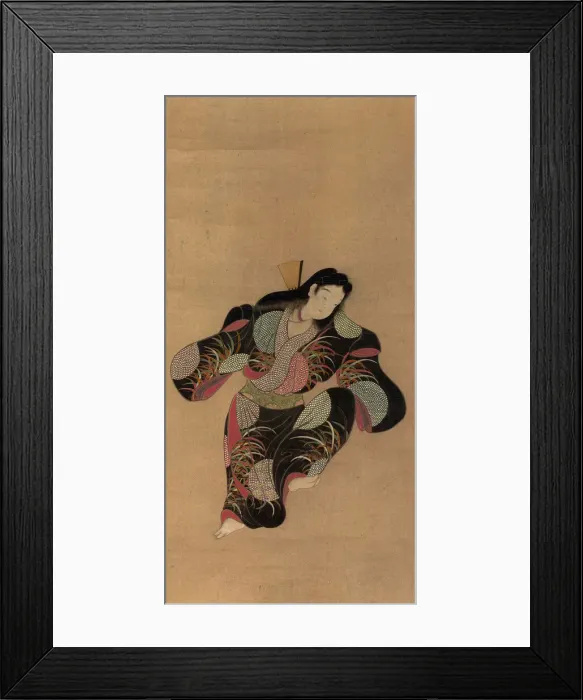 Framed Print : Female Dancer, 1624-44. Creator: Unknown Framed Print : Female Dancer, 1624-44. Creator: Unknown