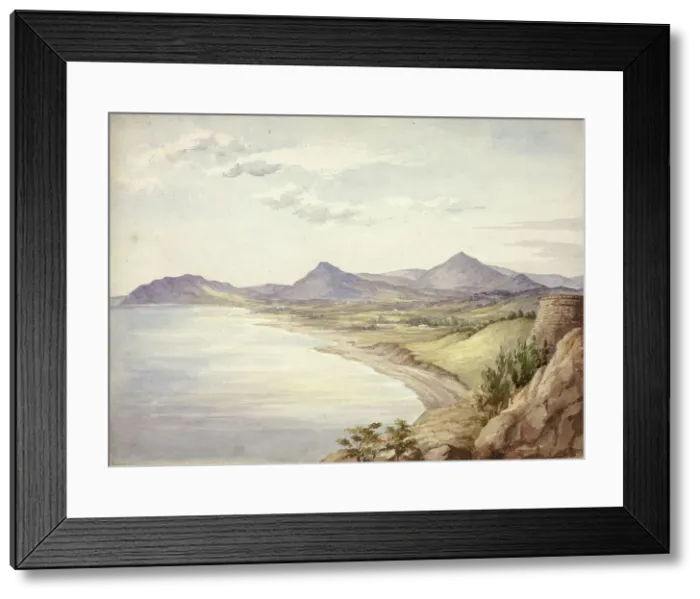 Framed Print : Victoria Castle and the Val of Shanganagh, Dun Laoghaire, 1843 Framed Print : Victoria Castle and the Val of Shanganagh, Dun Laoghaire, 1843