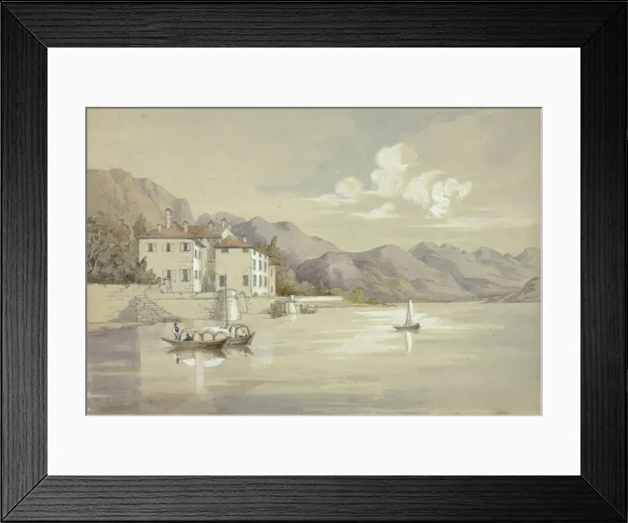 Framed Print : Majolica, Lake Como, September 1841. Creator: Elizabeth Murray Framed Print : Majolica, Lake Como, September 1841. Creator: Elizabeth Murray