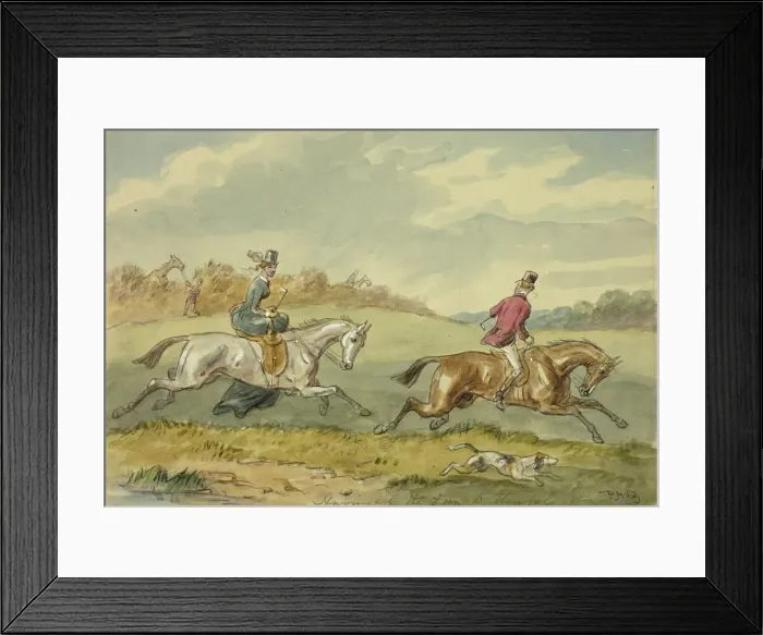 Framed Print : Having All the Fun to Themselves, c. 1870. Creator: Hablot Knight Browne Framed Print : Having All the Fun to Themselves, c. 1870. Creator: Hablot Knight Browne