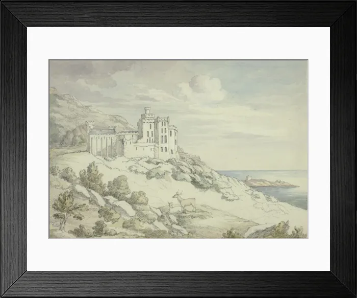 Framed Print : Victoria Castle, 1843. Creator: Elizabeth Murray Framed Print : Victoria Castle, 1843. Creator: Elizabeth Murray