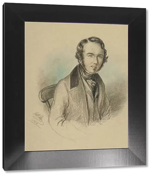 Portrait of a Man, 1846. Creator: Elizabeth Murray