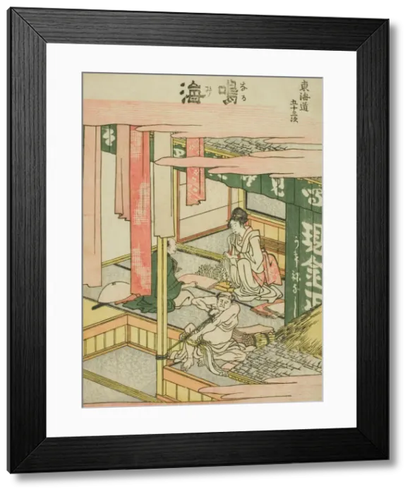 Framed Print : Narumi, from the series Fifty-three Stations of the Tokaido (Tokaido gojusan tsugi) Framed Print : Narumi, from the series Fifty-three Stations of the Tokaido (Tokaido gojusan tsugi)