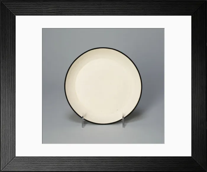 Framed Print : Dish with Crane amid Floral Scrolls, Jin dynasty (1115-1234), 12th century Framed Print : Dish with Crane amid Floral Scrolls, Jin dynasty (1115-1234), 12th century