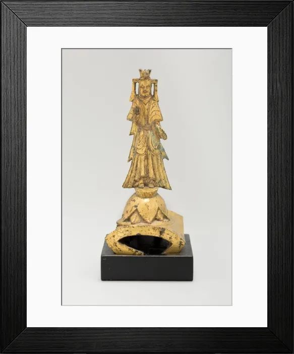 Framed Print : Bodhisattva, Northern Wei dynasty (386-534), dated 524. Creator: Unknown Framed Print : Bodhisattva, Northern Wei dynasty (386-534), dated 524. Creator: Unknown