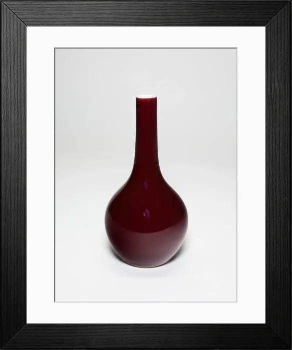 Framed Print : Vase, Qing dynasty (1644-1911), 18th century. Creator: Unknown Framed Print : Vase, Qing dynasty (1644-1911), 18th century. Creator: Unknown