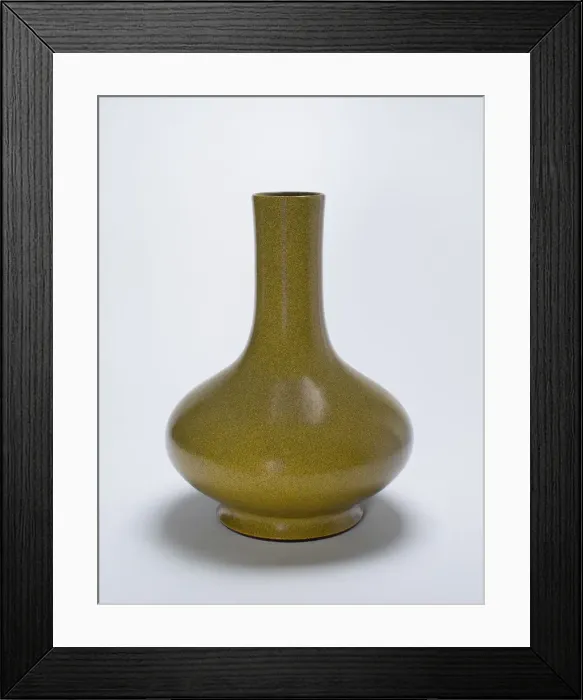Framed Print : Bottle-Shaped Vase, Qing dynasty (1644-1911), Qianlong reign mark and period (1736-1795) Framed Print : Bottle-Shaped Vase, Qing dynasty (1644-1911), Qianlong reign mark and period (1736-1795)