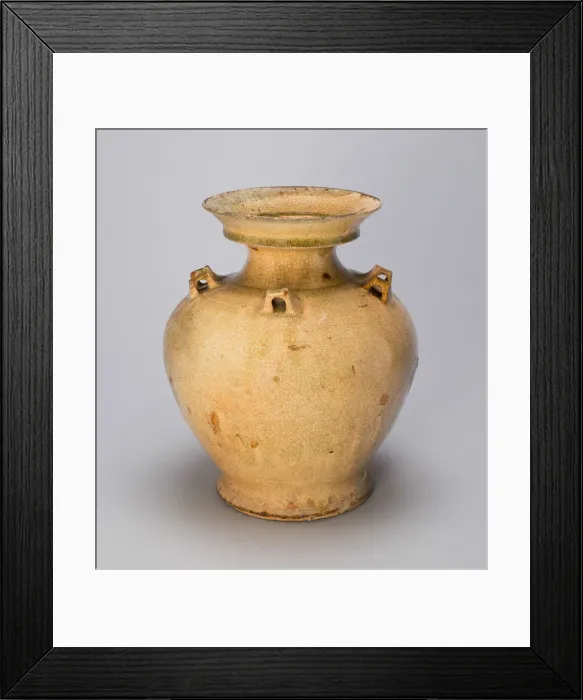 Framed Print : Jar with Six Square Loop Handles, Six dynasties period / Southern dynasties Framed Print : Jar with Six Square Loop Handles, Six dynasties period / Southern dynasties