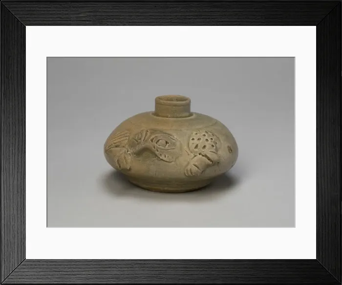 Framed Print : Frog-Shaped Jarlet, Western Jin dynasty (265-316), late 3rd century. Creator: Unknown Framed Print : Frog-Shaped Jarlet, Western Jin dynasty (265-316), late 3rd century. Creator: Unknown