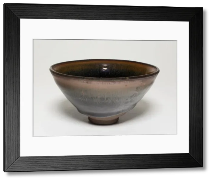 Framed Print : Tea Bowl, Song dynasty (960-1279), 12th / 13th century. Creator: Unknown Framed Print : Tea Bowl, Song dynasty (960-1279), 12th / 13th century. Creator: Unknown