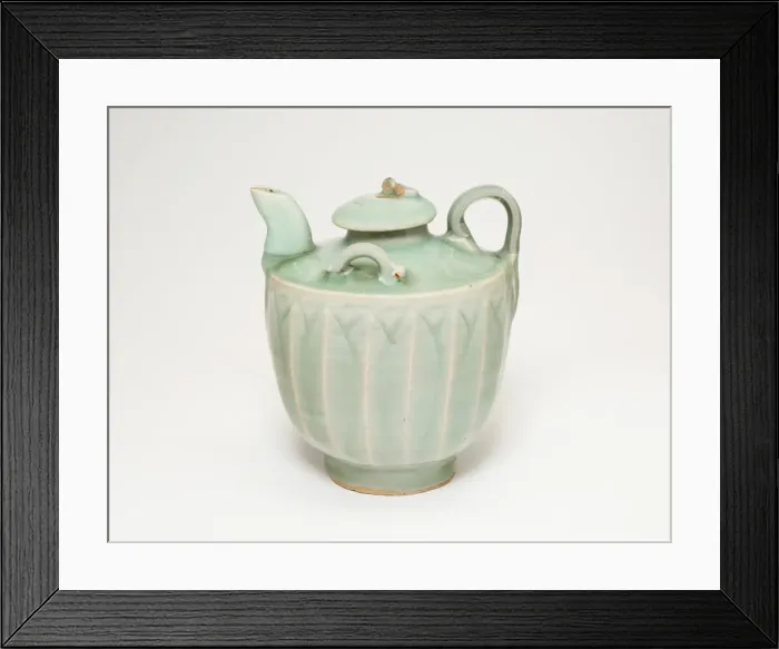 Framed Print : Ewer with Lotus Flower Petals, Song dynasty (960-1279), 13th century. Creator: Unknown Framed Print : Ewer with Lotus Flower Petals, Song dynasty (960-1279), 13th century. Creator: Unknown