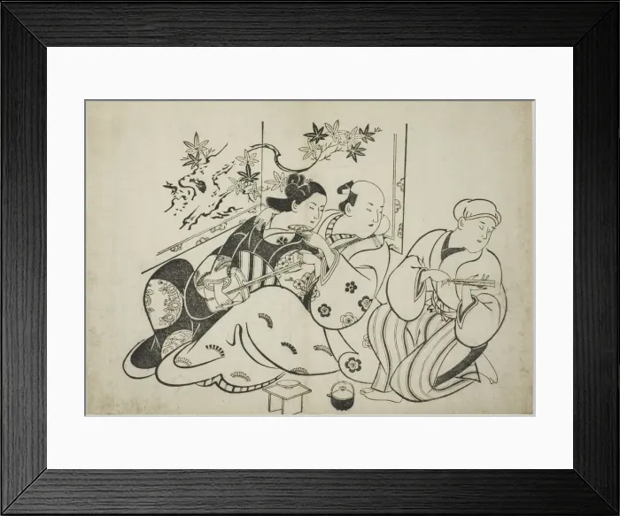 Framed Print : A Professional Buffoon, from an untitled series of 12 prints, c. 1710 Framed Print : A Professional Buffoon, from an untitled series of 12 prints, c. 1710