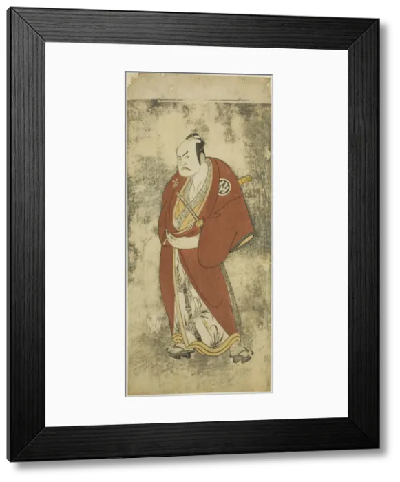 Framed Print : The Actor Nakamura Sukegoro II as Kaminari Shokuro in the Joruri Gonin Otoko'... c. 1768. Creator: Shunsho. The Actor Nakamura Sukegoro II as Kaminari Shokuro in the Joruri Gonin Otoko'... c. 1768. Creator: Shunsho Framed Print : The Actor Nakamura Sukegoro II as Kaminari Shokuro in the Joruri Gonin Otoko'... c. 1768. Creator: Shunsho. The Actor Nakamura Sukegoro II as Kaminari Shokuro in the Joruri Gonin Otoko'... c. 1768. Creator: Shunsho
