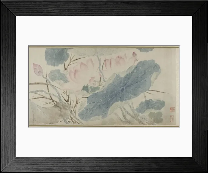 Framed Print : Flowering Lotus, Ming dynasty (1368-1644), 1543. Creator: Chen Shun Framed Print : Flowering Lotus, Ming dynasty (1368-1644), 1543. Creator: Chen Shun