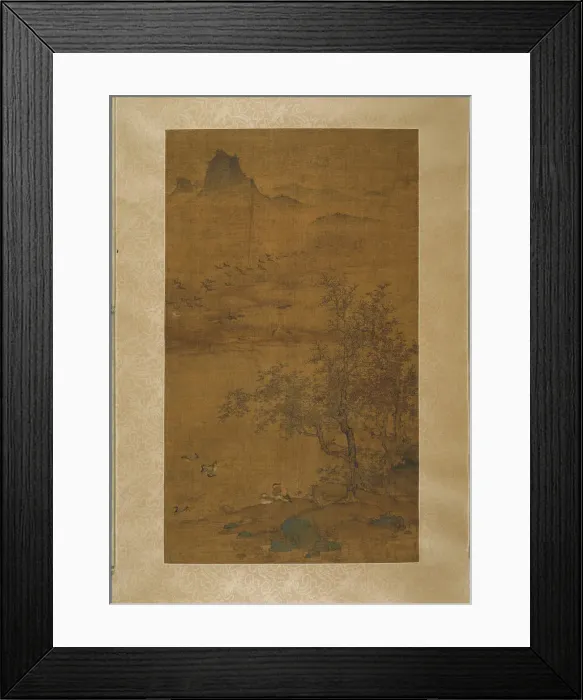 Framed Print : Flight of Geese, Yuan dynasty (1279-1368). Creator: Unknown Framed Print : Flight of Geese, Yuan dynasty (1279-1368). Creator: Unknown