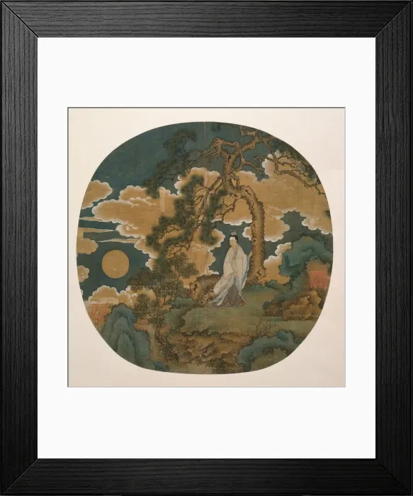 Framed Print : Chang E, The Moon Goddess, Yuan or early Ming dynasty, c. 1350 / 1440. Creator: Unknown Framed Print : Chang E, The Moon Goddess, Yuan or early Ming dynasty, c. 1350 / 1440. Creator: Unknown